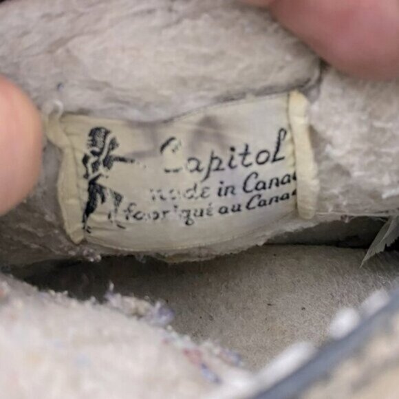 Vintage Capitol Canadian Genuine Fur Esikmo Inuit Ankle Boots Booties 8 - Picture 8 of 16